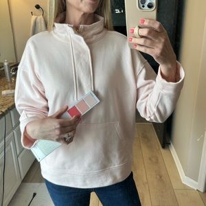 1/4 zip sweatshirt from A New Day line, perfect Shell Pink